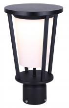  LOL675BK - VERO, BK Color, LED Outdoor Post Light, 10W Int. LED, 700 lm, 3/4/5000K 3CCT , AC Driver