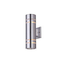  IOL256BN - Tay, 2 Lt Outdoor Down Light, Stainless Steel, Glass Diffusers on Top and Bottom, 60W Type A