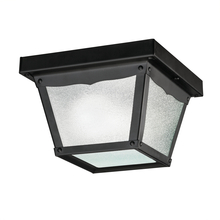 Kichler 365BK - Outdoor Flush Mount Black 