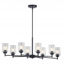  44035BK - Chandelier 8Lt