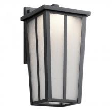 Kichler 49622BKTLED - Amber Valley Exterior Wall light LED Black