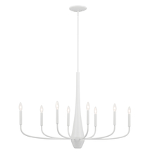  52528WH - Oval Chandelier 8Lt