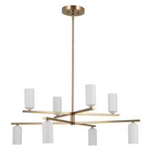  52532CPZWH - Chandelier 8Lt