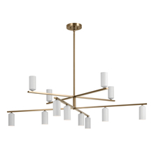  52533CPZWH - Chandelier 12Lt