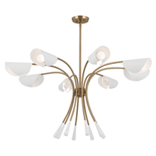  52560CPZWH - Chandelier 8Lt