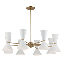  52567CPZWH - Chandelier 16Lt