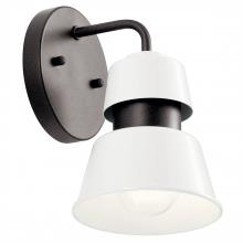  59000WH - Lozano 8" 1 Light Wall Light White