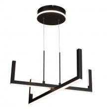  AC6774BK - Silicon Valley Collection Integrated LED Chandelier, Black