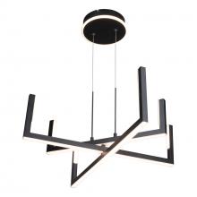  AC6776BK - Silicon Valley Collection Integrated LED Chandelier, Black