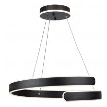  AC7619BK - Sirius Collection Integrated LED Chandelier, Black