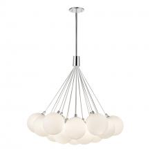  CH3128-OP - Bolla 28-in Opal Glass LED Chandelier