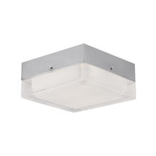  FM3405-CH - LED Flush Mount Square Chrome w/polished Glass,