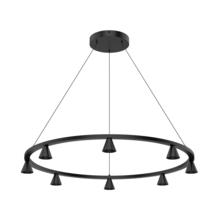  CH19933-BK - Dune 33-in Black LED Chandeliers