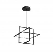  PD16320-BK - Mondrian 20-in Black LED Pendant