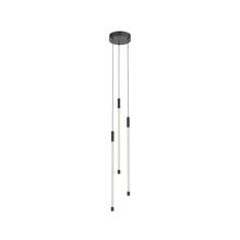 Kuzco Lighting Inc MP75221-BK - MOTIF 21", 3 HEAD MULTI-PENDANT BLACK