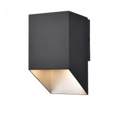  DVP43060SS+BK - Brecon Outdoor Square 8.5 Inch Sconce