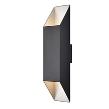  DVP43062SS+BK - Brecon Outdoor Square 24 Inch 2 Light Sconce