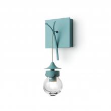 Hubbardton Forge - Canada 203325-1004-91-ZM - Kiwi Sconce Satin Aqua