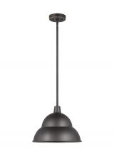  6236701EN3-71 - Barn Light traditional 1-light LED outdoor exterior Dark Sky compliant round hanging ceiling pendant