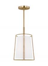  DJP1011SB - Cortes Transitional 1-Light Indoor Dimmable Medium Hanging Shade Ceiling Hanging Chandelier Light