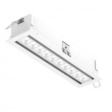  MSL10G-CC-AWH - Recessed 5CCT Linear With 10 Mini Swivel Spot Lights