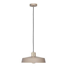 Eglo Canada 900429A - 1 LT Pendant w/ Sand Colored Finish & Brushed Polished Brass Accent