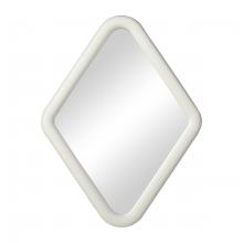  H0036-10908 - Diamond Wall Mirror - Whitewash
