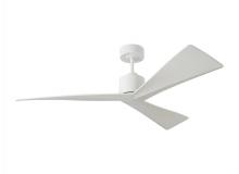  3ADR52RZW - Adler 52-inch indoor/outdoor Energy Star ceiling fan in matte white finish with matte white blades
