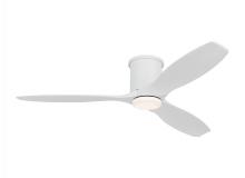  3CNHSM52RZWD - Collins 52-inch indoor/outdoor Energy Star smart integrated LED dimmable hugger ceiling fan